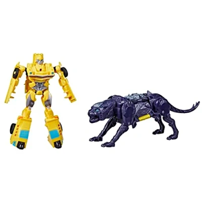 Bild av Filmen Transformers: Rise of the Beasts, Beast Alliance, Combiners 2 pack med Bumblebee leksaker, från 6 år, 12,5 cm