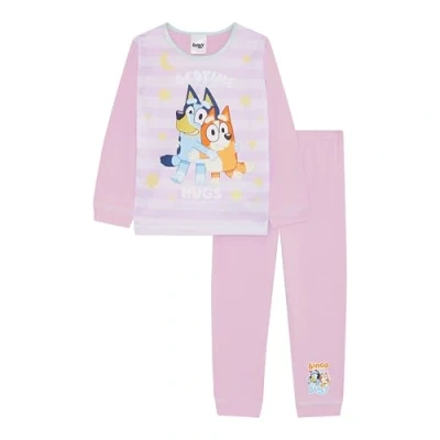 Bild av Bluey Girls pyjamas nattkläder set &quot;Bedtime Hugs&quot;, Flerfärgad, ålder 18 månader 5 år, 3 4 Years