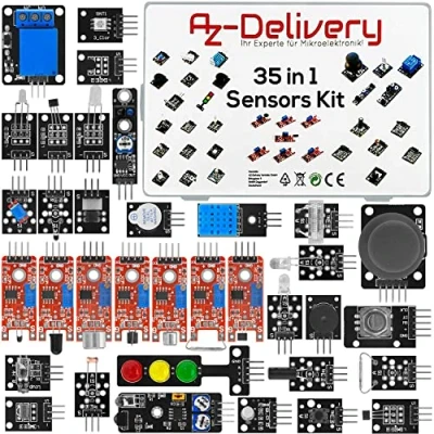 Bild av AZDelivery 35 i 1 Tillbehörssensormodul kompatibel med Arduino och Raspberry Pi inklusive en E Book!