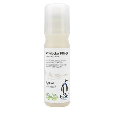 Bild av biped rålädervård färguppfräschning och impregnering velour nubuck stick med svampapplikator 75 ml z2790 (färglös)
