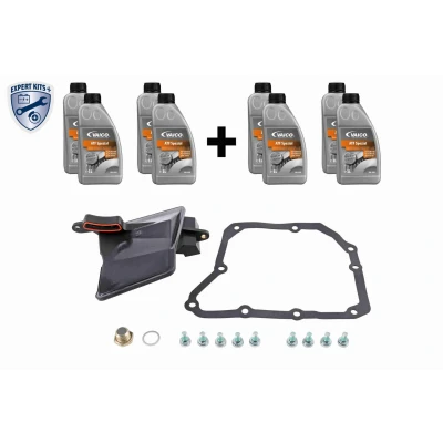 Bild av VAICO V40 1604 XXL Jeu de pièces, Vidange boîte automatique avec accessoires quantité d&#039;huile pour rinçage à l&#039;huile VOLVO: S40 II, V50, XC90 I