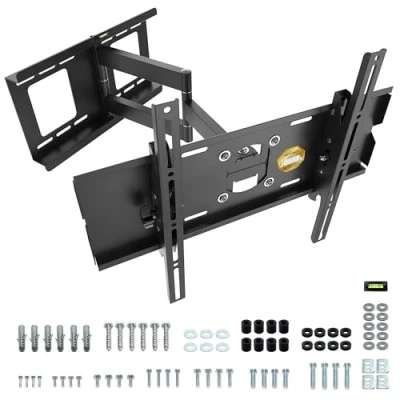 Bild av RICOO TV väggfäste vridbar lutbar för 3265 tum, universal hållare R03, vägg, 55 upp till 95 kg med max. VESA 400 x mm