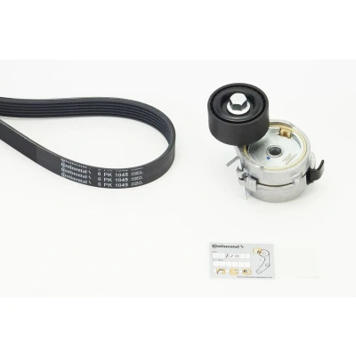 Bild av CONTITECH 6PK1045K4 Jeu de courroies trapézoïdales à nervures PEUGEOT: 208 I 3/5 portes, 3008 I, 308 II CITROËN: C3 II, C4 5 portes