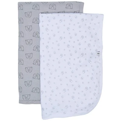 Bild av Pippi unisex baby 2 pack filt för lindning, lek och skydd lämplig badklädersats, Flerfärgad (Harbor Mist 190), En Storlek EU,