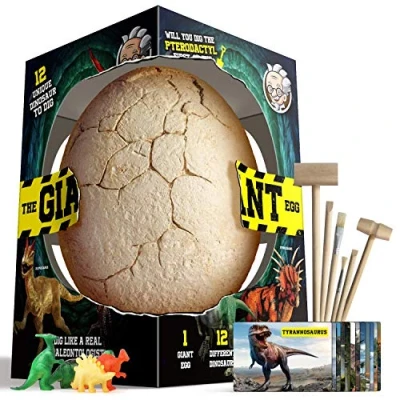 Bild av Dr. Daz dinosaurie utgrävning stor ägg leksak för barn Dino födelsedagsfest set barnkalas gästgåvor pojkar från 6 7 8 9 10 år