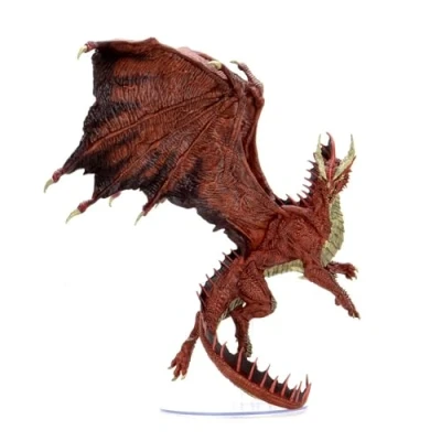 Bild av D&amp;D Icons of The Realms: Vuxen röd drake figur DnD miniatyrer