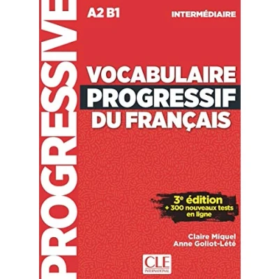 Bild av Vocabulaire progressif du français Niveau intermédiaire (A2/B1) Livre + CD Appli web 3ème édition: A2