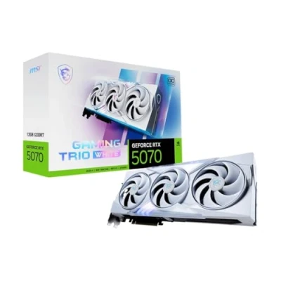 Bild av MSI GeForce RTX 5070 GAMING TRIO OC WHITE 12GB GDDR7 RAM Grafikkort