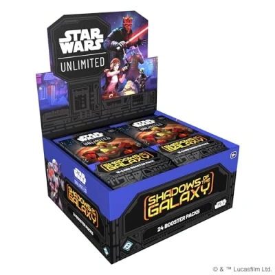 Bild av Asmodee FFG Star Wars: Unlimited Shadows of The Galaxy 24 boosterpaket samlarkortspel brädspel för vuxna och barn från 12 år, 2 spelare engelsk version