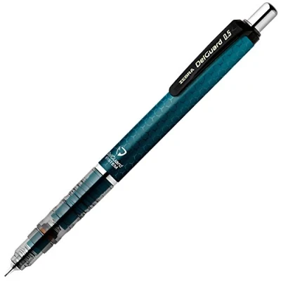 Bild av ZEBRA DelGuard mekanisk penna 0,5 mm, bikakegrön kropp (P MA85 HG)