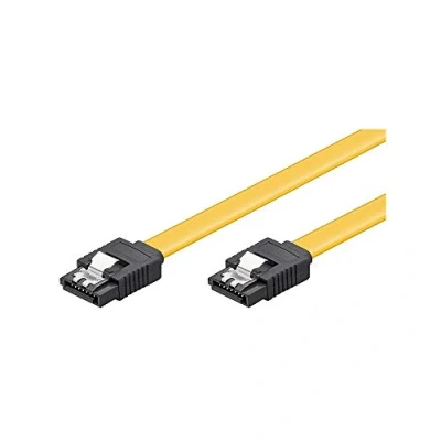 Bild av Goobay 95023 S ATA datakabel för HDD, SDD, 6 Gbits, SATA L typ hane till hane, längd 70 cm