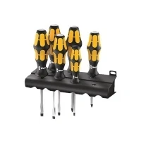 Bild av Wera 932/918/6 Screwdriver set Kraftform : Chiseldriver and rack 6 pieces