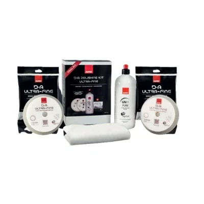 Bild av RUPES 9.UFINE180KIT D A POLISHING Kit 180 Ultra FINE Ultratunn, 2 Tamponer, Mikrofiberduk + Present