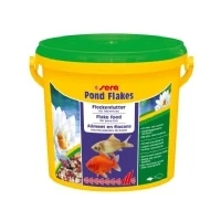 Bild av sera Pond Flakes, Dammfisk, Torr fiskmat, Flingor, Vitamin A, B1, B2, C, D3, E, Liten, 21%