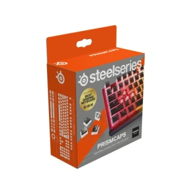 Bild av SteelSeries PrismCaps Double Shot knappsats med &quot;pudding&quot; optik kompatibilitet alla vanliga mekaniska tangentbord MX stöt svart (tyskt tangentbordslayout)