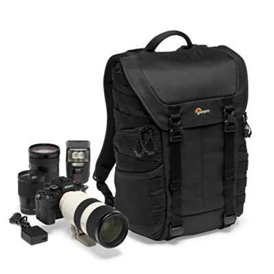 Bild av Lowepro ProTactic BP 300 AW II Spegelfri och DSLR ryggsäck med QuickShelf avdelarsystem kamerautrustning till personliga tillhörigheter för Mirrorless Like Sony Apha9 LP37265 PWW