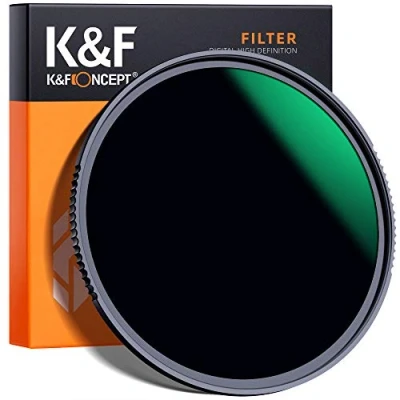 Bild av K&amp;F Concept Nano X 82 mm gråfilter ND1000 (10 stop) ND filter smalt neutralt