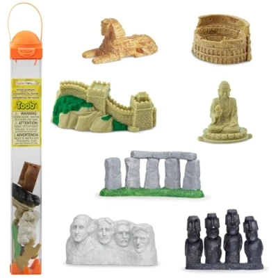Bild av Toob World Landmarks miniatyrer (flerfärgad)