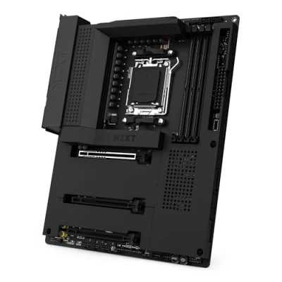 Bild av NZXT N7 B650E B65XT B1 AMD B650 chipset (Supports 7000 Series CPUs) ATX Gaming Motherboard Integrated Rear I/O Shield Wifi 6 connectivity Black