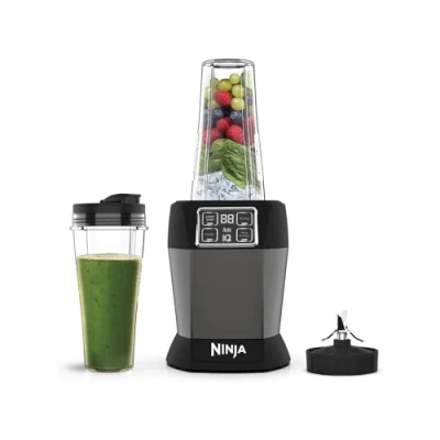 Bild av Ninja mixer med Auto iQ [BN495EU] 1 000 W, 2 x 700 ml kopp, svart/silverblender, tritan,