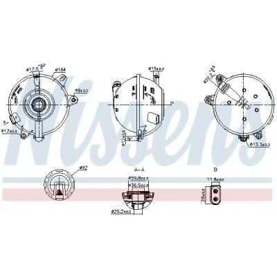 Bild av NISSENS 996324 Vase d&#039;Expansion 1,3 avec cache, capteur