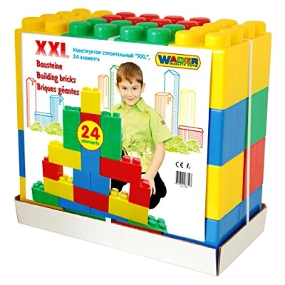 Bild av Wader byggstenar byggstensblock XXL 24 stycken 12 m