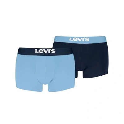 Bild av Levi&#039;s MEN Solid Basic Trunk 2 PACK Underkläder, Storlek: Small, Blue combo