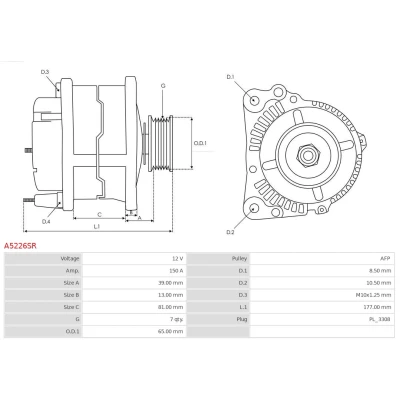Bild av Generator AS PL A5226SR