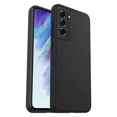 Bild av OtterBox Sleek Series skal för Samsung Galaxy S21 FE 5G, stöttåligt, fallsäkert, supertunt, skyddande tunt skal, testad till militärstandard, Svart, Utan Förpackning