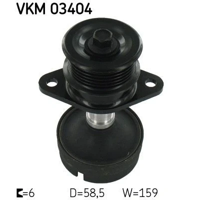 Bild av Frihjulskoppling, generator SKF VKM 03404