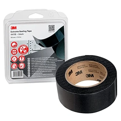 Bild av 3M 4411B5055 Tätningstejp, 5.5 m x 50 mm 1.0 mm, Svart