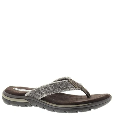 Bild av Skechers Herr Supreme Bosnia sandal tåseparator, Brun choc, 48.5 EU