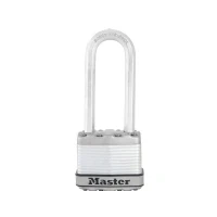 Bild av MASTER LOCK M1EURDLJ, Konventionellt hänglås, Tangentlås, Lika låsning, Garage, Gate, Självförvaring, Verktygslåda, Rostfritt stål, Laminerat Zink