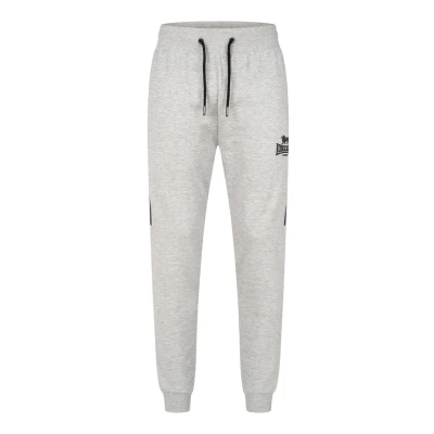 Bild av Lonsdale Joggingbyxor för män, normal passform, Grinstead, Marl grå/svart, 3XL