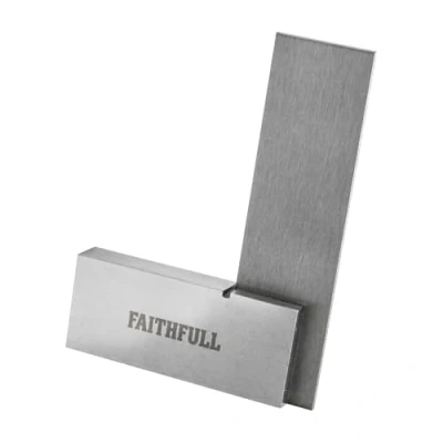 Bild av Faithfull Engineers stålvinkelhake 50 mm (2 tum) Precisionsslipad, härdat stålblad, noggrant märk , mät och layoutverktyg för metallbearbetning träbearbetning
