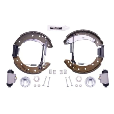 Bild av HELLA Shoe Kit Pro 8DB 355 005 041 de freins, freins à tambours avec cylindre roue, élément d&#039;ajustage PEUGEOT: 206 3/5 portes