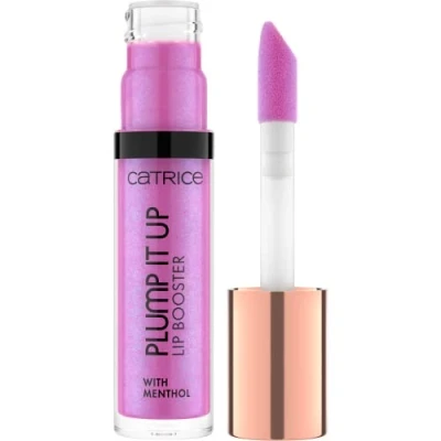 Bild av Catrice Plump It Up Lip Booster, nr 030, violett, kylande, färgningseffekt, förstorande, glänsande, glittrande, vegansk, utan alkohol, parabener, mikroplastiska partiklar, 1 pack (3,5 ml)
