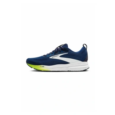 Bild av Brooks Trace 4 Väglöparskor, Storlek: 44.5, Navy peacoat acid lime Textil