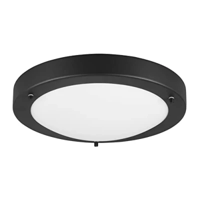 Bild av Trio Leuchten badrum taklampa Condus 6801011 32, metall svart matt, glas opal matt vit, exklusiv glödlampa 1 x E27