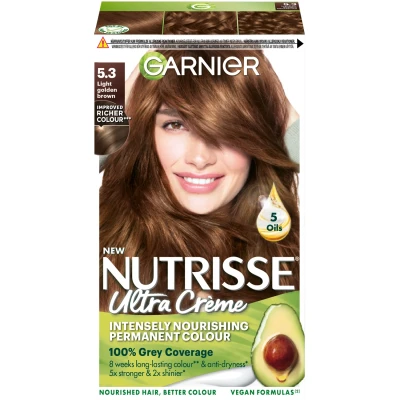 Bild av Garnier Nutrisse Cream 5.3/53 Light Golden Brown 1 pcs