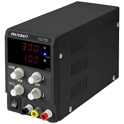 Bild av VOLTCRAFT ESP 3010 Laboratorieaggregat, justerbar 0 30 V/DC 10 A 300 W Instickskoppling 4 mm slimmad design Antal