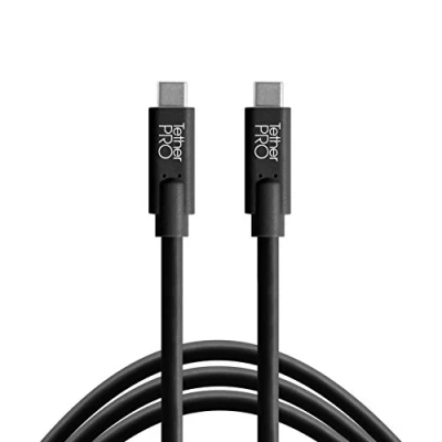 Bild av Tether Tools TetherPro USB C till kabel, 4,6 m, svart