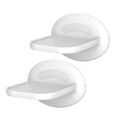 Bild av Cozycase Väggfäste för Dot 5 &amp; 4, plats, Google Home, Home Mini, WiFi, Sonos, övervakningskamera kabelhantering allt som kan gå upp till 7 kg vit (Pack 2)