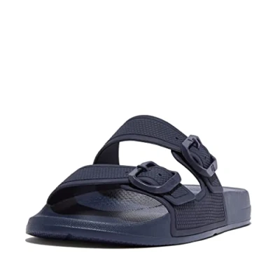 Bild av Fitflop dam Iq到två bar spänne sandaler, Midnatt marinblå, 42 EU