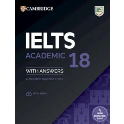 Bild av IELTS 18 Academic Student&#039;s Book with Answers Audio Resource Bank: Authentic Practice Tests