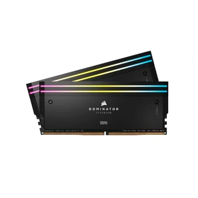 Bild av Corsair Dominator Titanium DDR5 6000 48GB CL30 Dual Channel (2 pcs) Intel XMP Svart med RGB