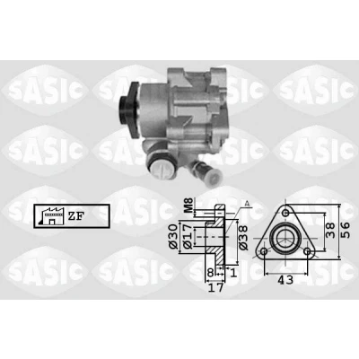 Bild av SASIC 7076058 Pompe De Direction Assistée hydraulique AUDI: A4 B6 Avant, B5 Berline, VOLKSWAGEN: Passat GP Break