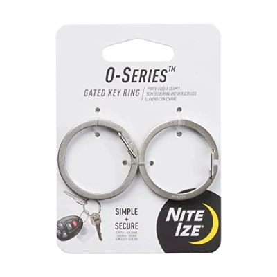 Bild av Nite Ize O Series nyckelring set med 2 stycken i rostfritt stål