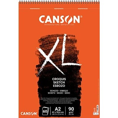 Bild av Canson XL Croquis skissblock, DIN A2, 60 ark, 90 g/m², gräddvit