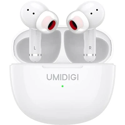 Bild av UMIDIGI AirBuds Pro In ear hörlurar bluetooth 5.1 Trådlös stereo,Touch kontroll öronsnäckor, 25 timmars uppspelningstid, automatisk parning,3 inbyggd mikrofon